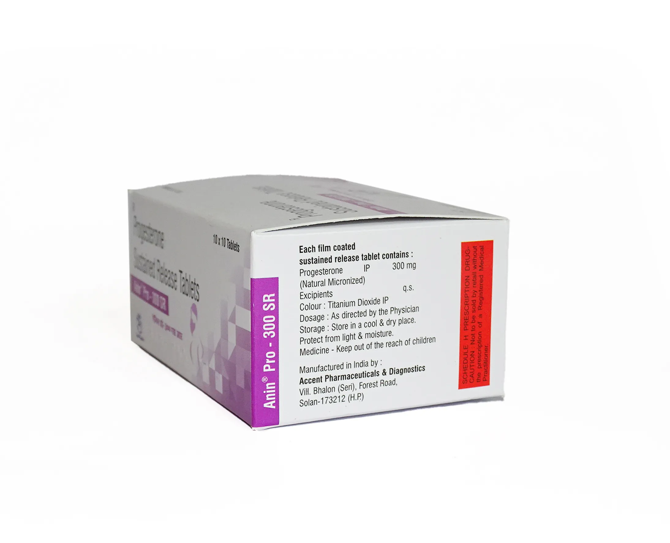 Anin Pro-300 SR Tablet – 300 mg Natural Micronized Progesterone by Ind-Swift