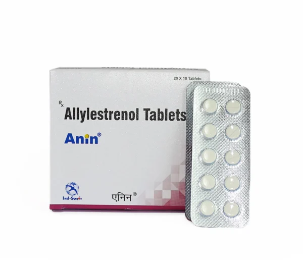 Anin Tablet – Allylestrenol 5 mg by Ind-Swift for miscarriage prevention and hormonal support