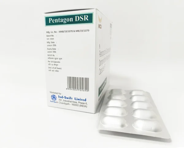 Pantoprazole and Domperidone Capsules – Pentagon DSR