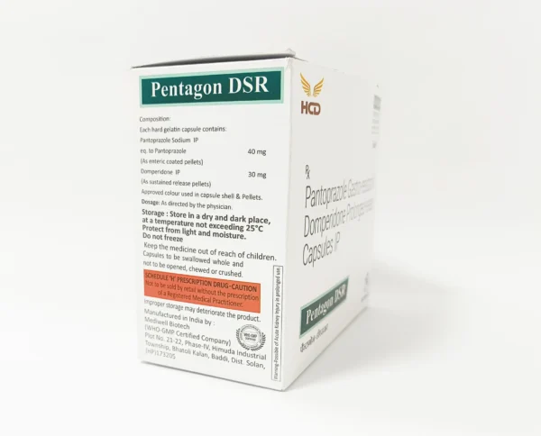 Pantoprazole and Domperidone Capsules – Pentagon DSR