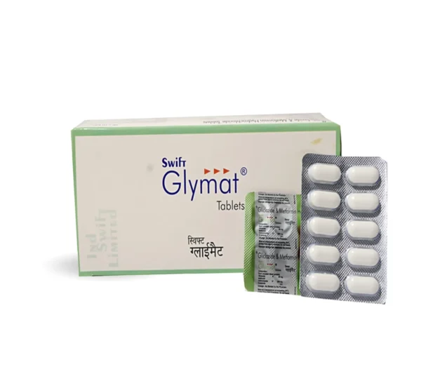 Swift Glymat – Gliclazide 80 mg and Metformin 500 mg Tablet