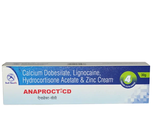 Anaproct CD Ointment 30gm for Bleeding Piles and Fissures Pain Relief