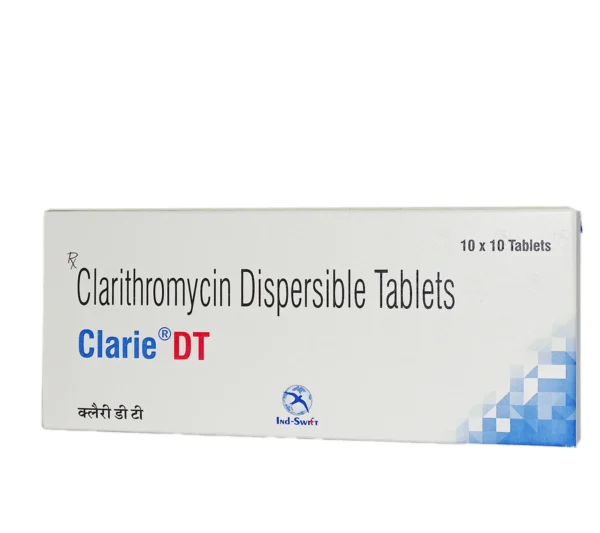 Clarie DT Tablet – Clarithromycin 125 mg for Pediatric Bacterial Infections
