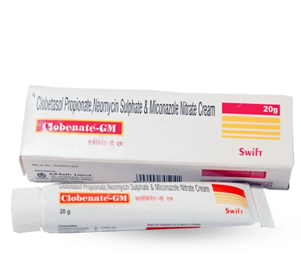 Clobetasol Neomycin Miconazole Cream – Clobenate GM 20gm