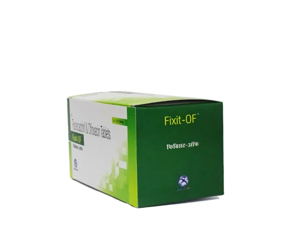 Fixit OF Tablet – Racecadotril 100 mg & Ofloxacin 200 mg for Acute Infectious Diarrhea