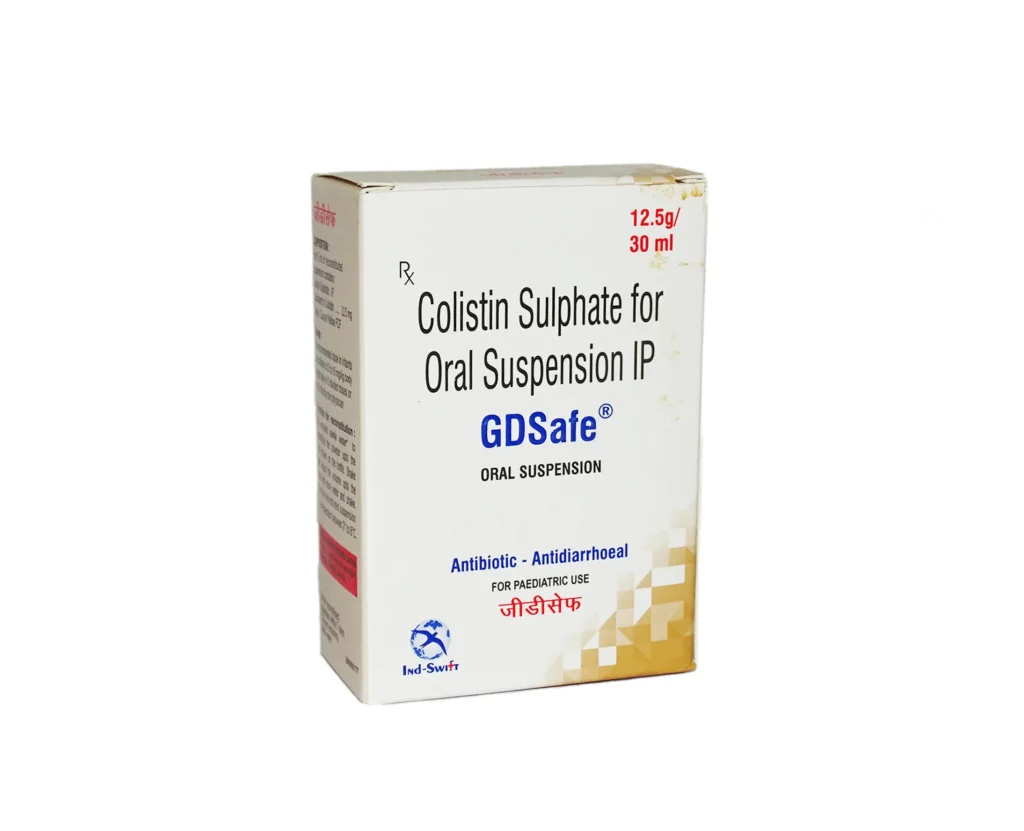 Colistin Sulphate Dry Syrup – GDSafe® for GI Infections