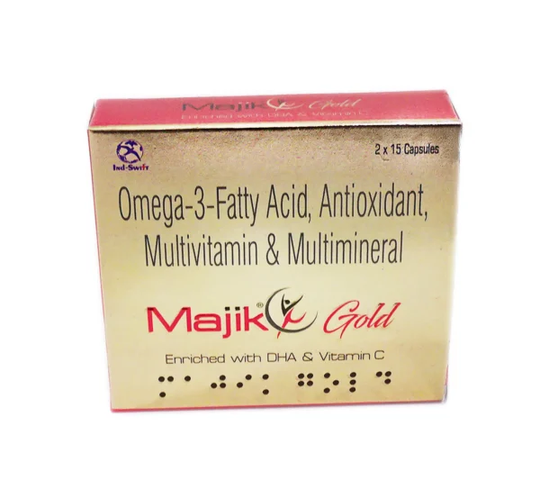 Majik Gold Cap for Energy Metabolism, Nervous System, and Immune Support