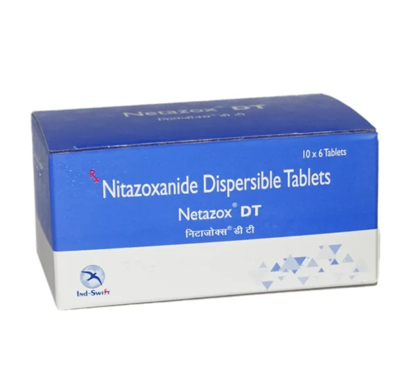 Netazox-200 DT Tablet – Nitazoxanide 500 mg for Gastrointestinal Infections