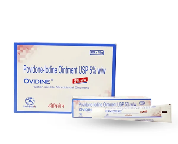 Ovidine Povidone Iodine 5% Ointment – Antiseptic Cream 15gm