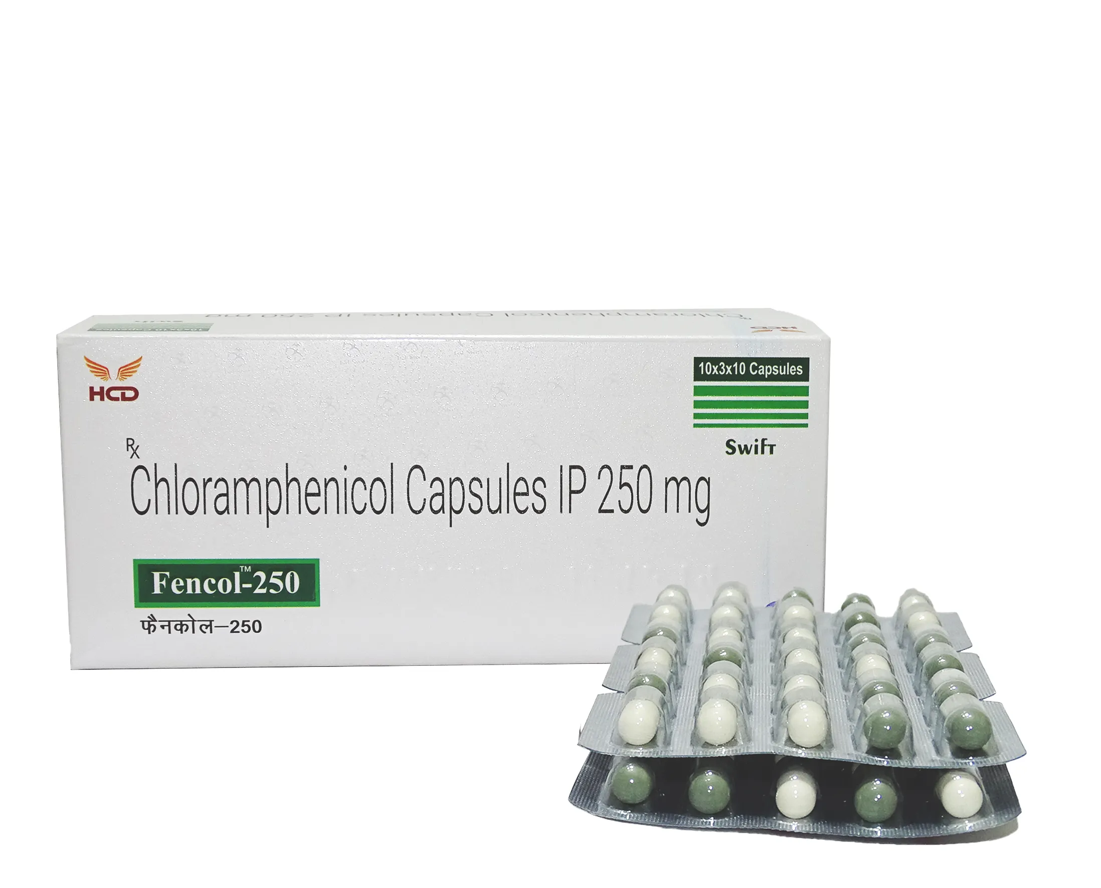 Fencol®-250 – Chloramphenicol 250mg Capsules