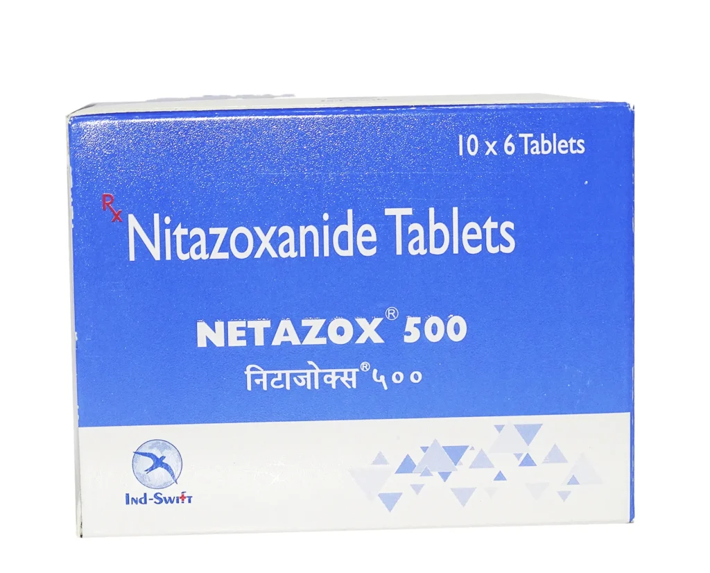 Netazox Netazox® 500 Tablet – Nitazoxanide for GI Infections