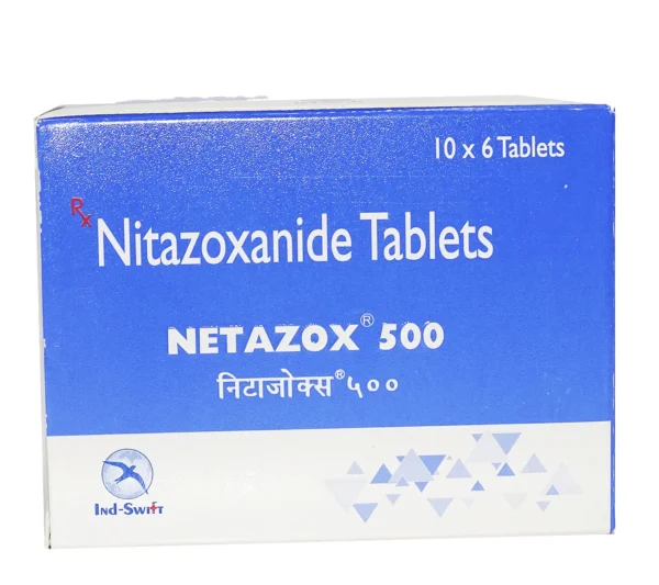 Netazox® 500 Tablet – Nitazoxanide for GI Infections
